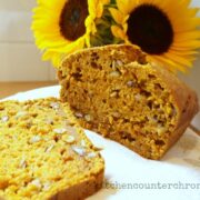 pumpkin pecan bread baked