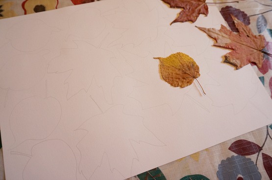 tracing leaves
