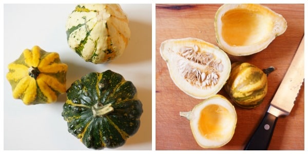 cutting gourds