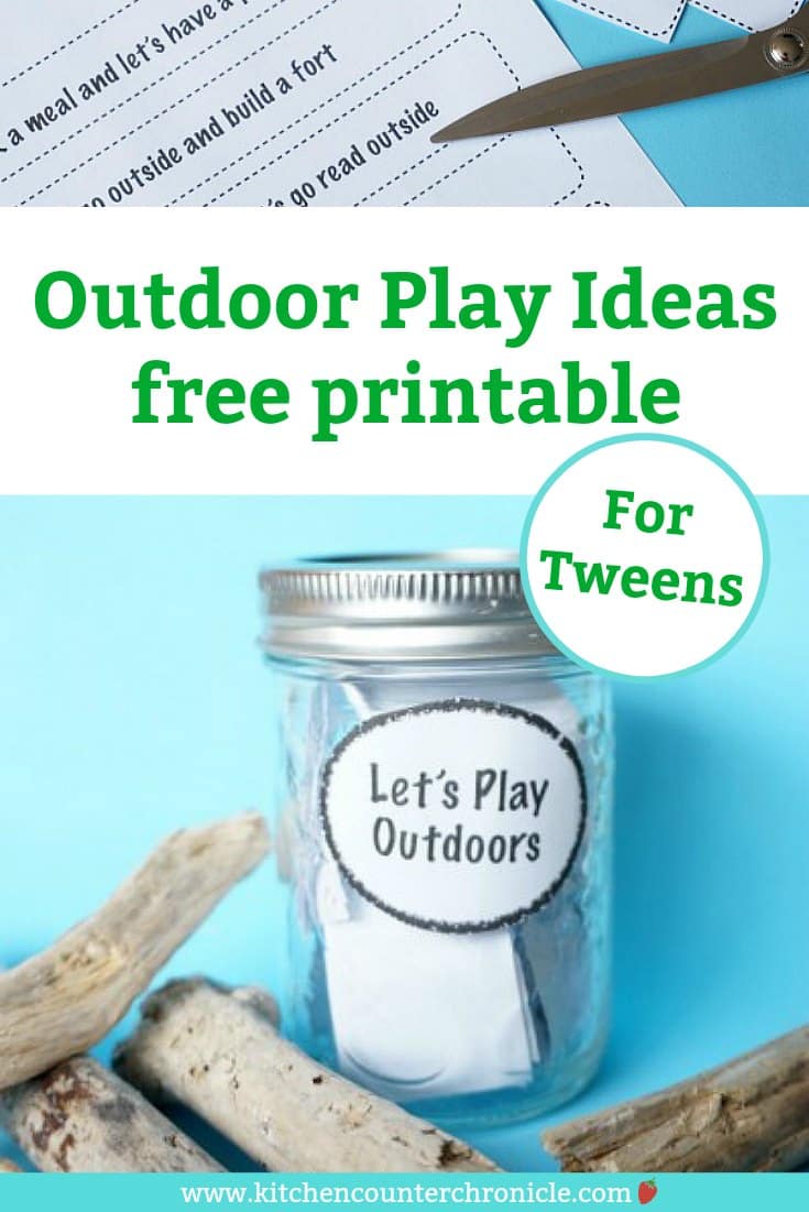 outdoor play ideas for tweens