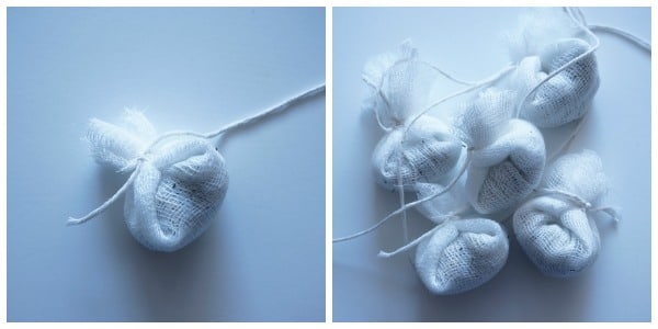 tea bags tied