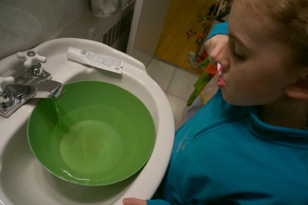 toothbrush experiment