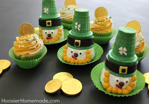 leprechaun cupcakes