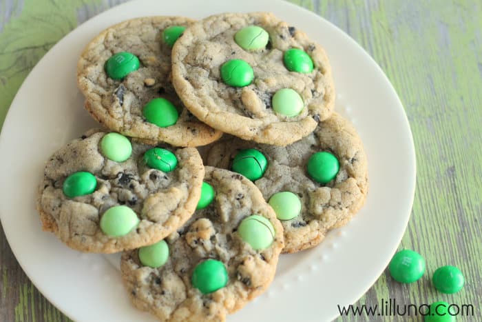 mint m&m oreo cookies