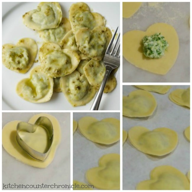 Heart Shaped Ravioli