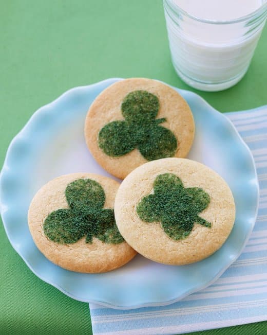 shamrock cookies