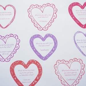 valentine jokes printable