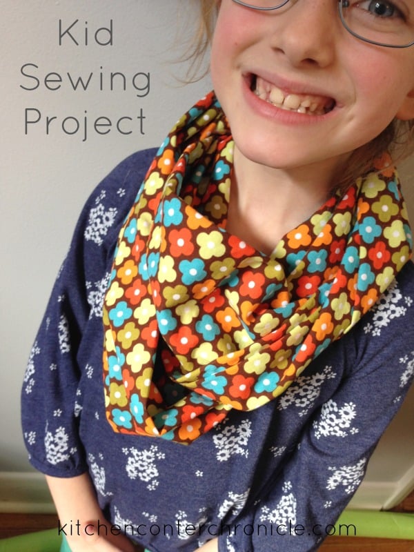 kid sewing project