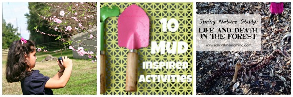 outdoor play collage