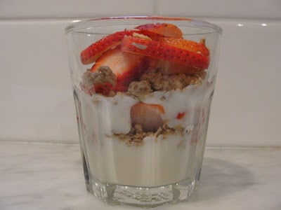 strawberry parfait