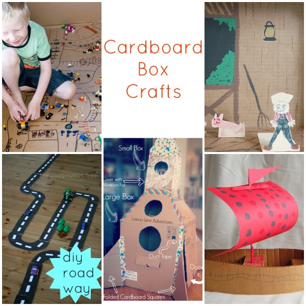 cardboard box crafts