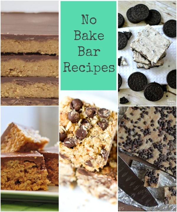 No bake bar recipes