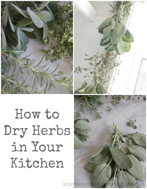 how to dry herbs