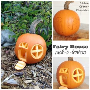 fairy house jack o lantern