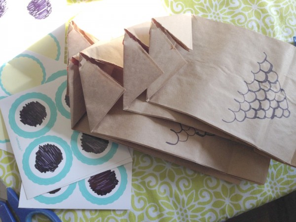 owl loot bag supplies