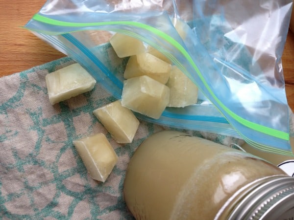 turkey stock ice cubes