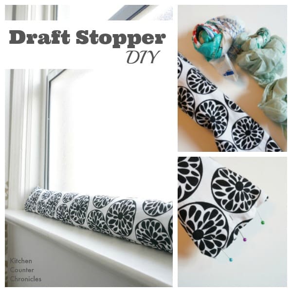 Draft Stopper DIY - How to make a draft stopper