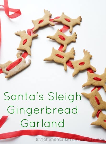 gingerbread cookie garland
