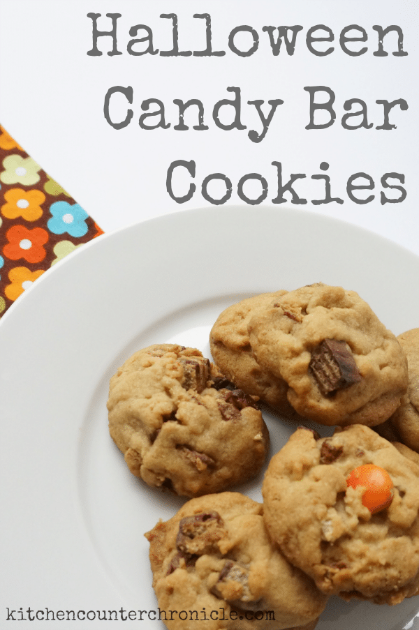 Halloween candy cookies