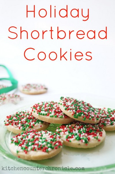 holiday shortbread cookies