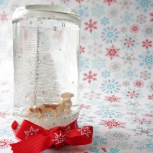 snow globes close up