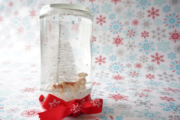 snow globes close up