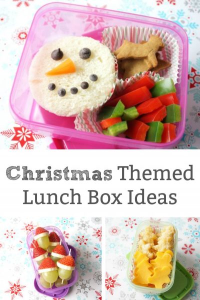 Christmas themed lunch box