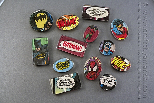 comic book magnets