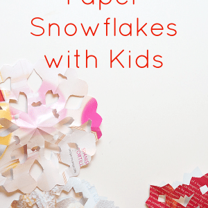 how to make paper snowflakes with kids