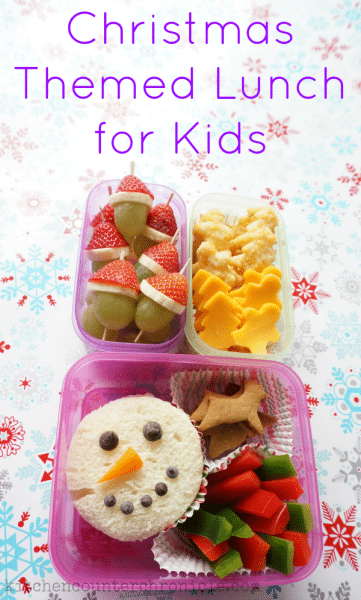 Christmas Themed Lunch Ideas for Kids