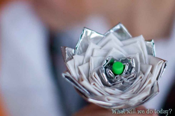 duct tape flowers
