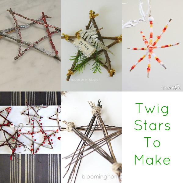 twig star ornaments