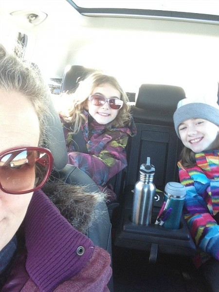 driving to skating