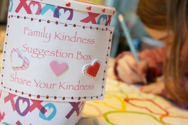 family kindness suggestion box