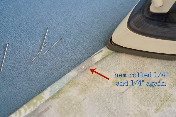 ironed hem
