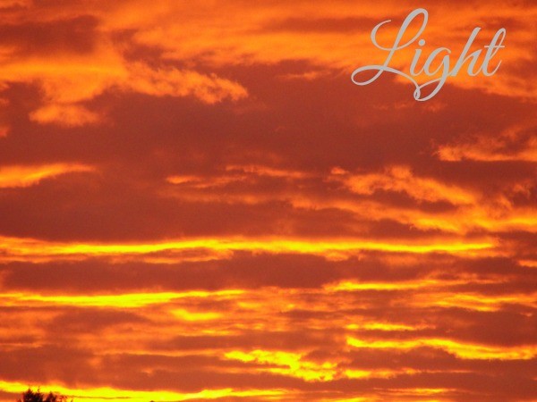 light sunset