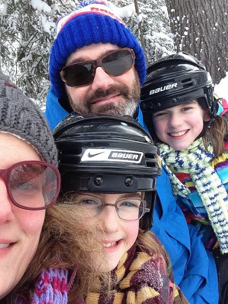 skating selfie