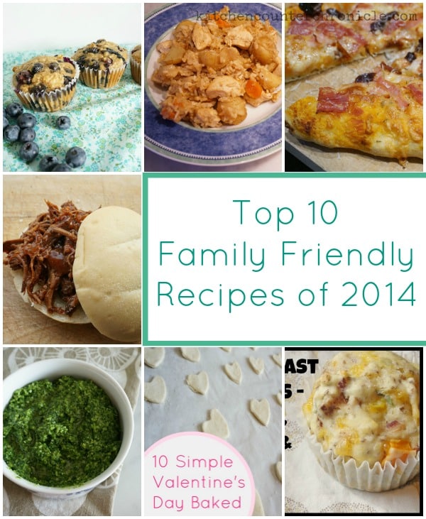 Top 10 Family Friendly Recipes of 2014