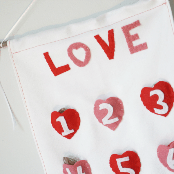 valentine's day countdown square
