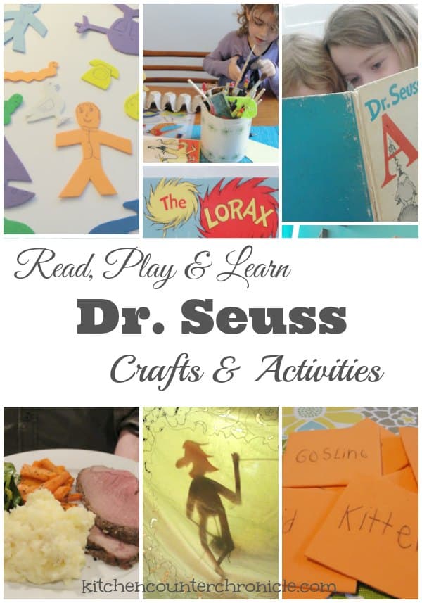 Dr. Seuss crafts games and activities for kids