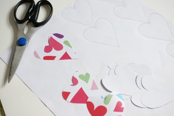 owl valentine hearts