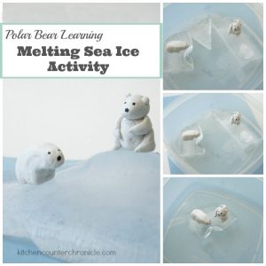 Polar Bear Learning Activity for Kids - Melting Sea Ice