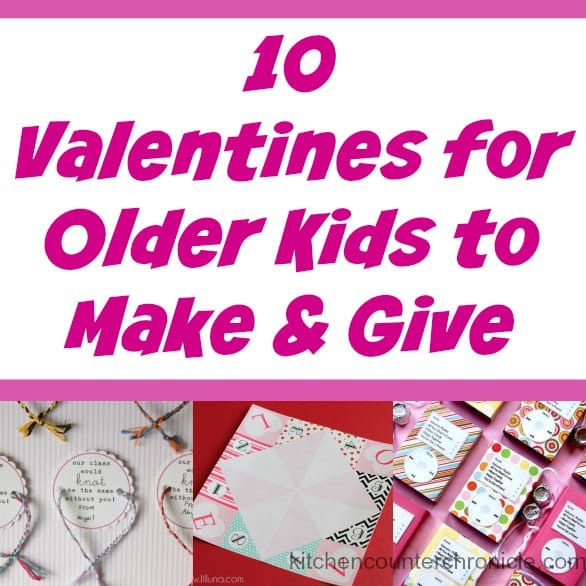 valentines for older kids to make facebook