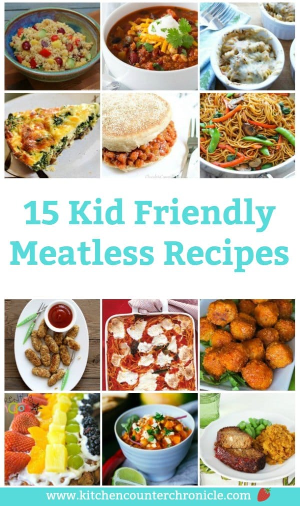 These meatless recipes are totally kid (and parent) approved. Perfect for meatless Monday or any day of the week. #vegetarianrecipe #kidvegetarianrecipes #kidfriendlyrecipes #kidsinthekitchen #meatlessmonday #familyrecipes #meatlessrecipes