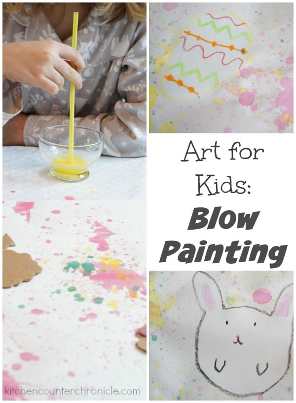 Art for Kids: Blow Painting