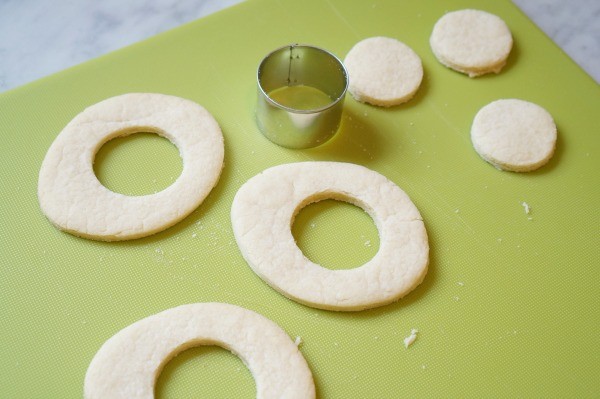 candy filled easter egg cookies hole cutout