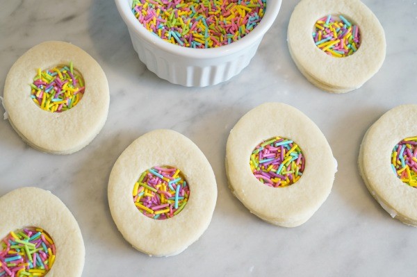 easter egg cookies filled