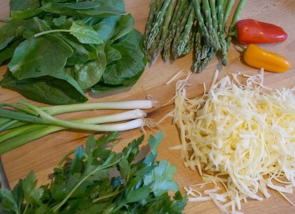 spring frittata ingredient