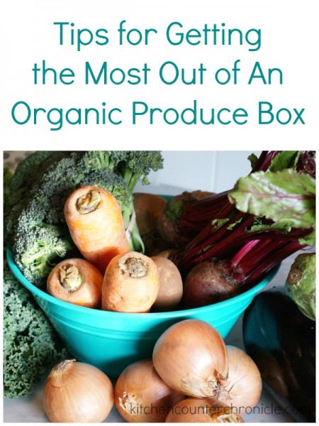 tips for getting the most out of an organic produce box