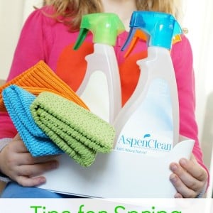 tips for spring cleaning with kids